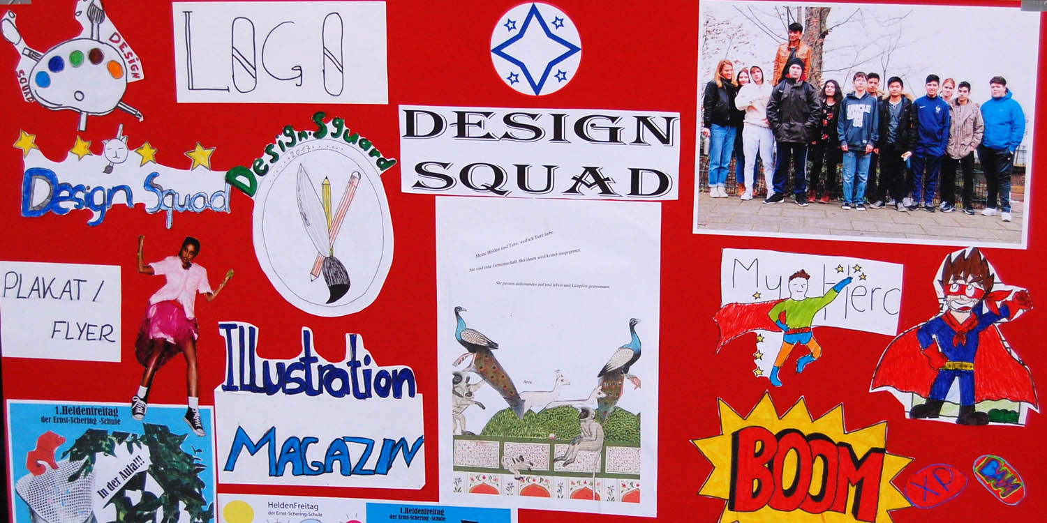 Ein Plakat über Design Squad