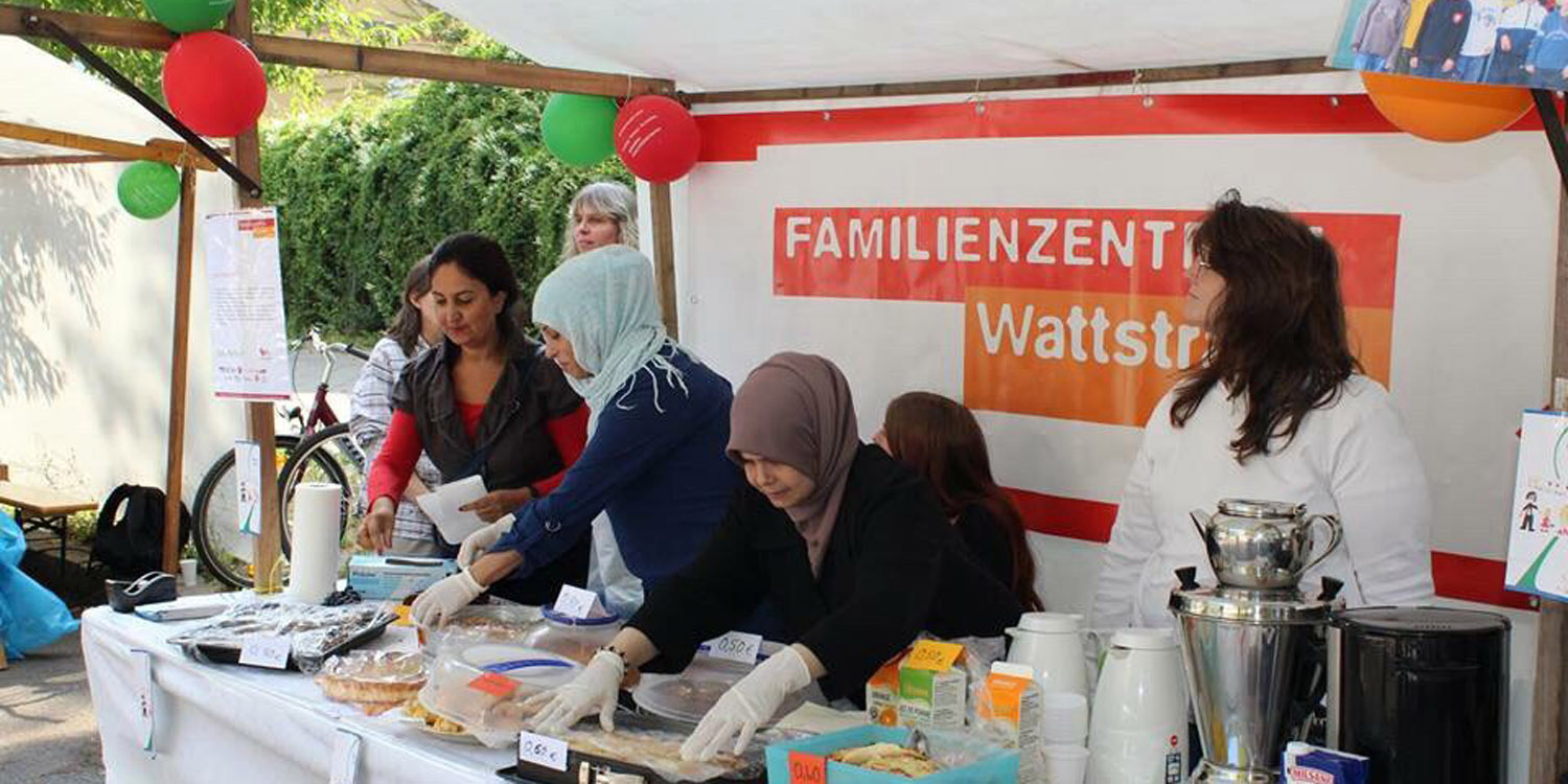 Essensstand vom Familienzentrum