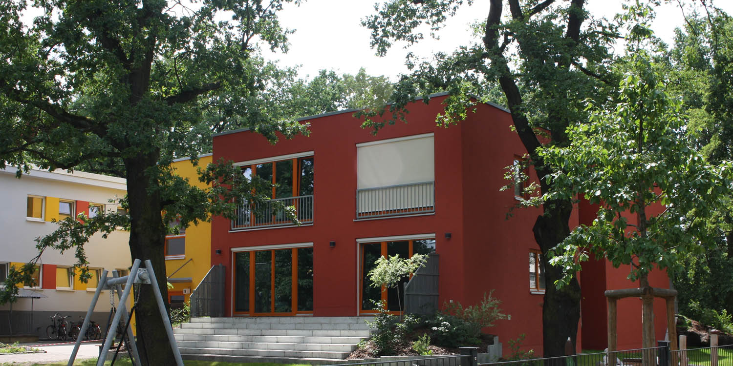 Hausfassade der Kita
