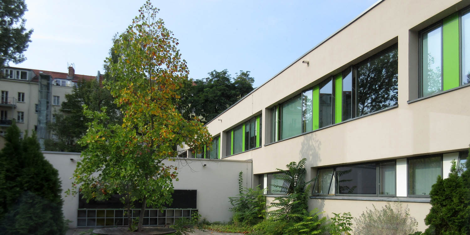 Teil des Schulgebäudes der Temple-Grandin-Schule