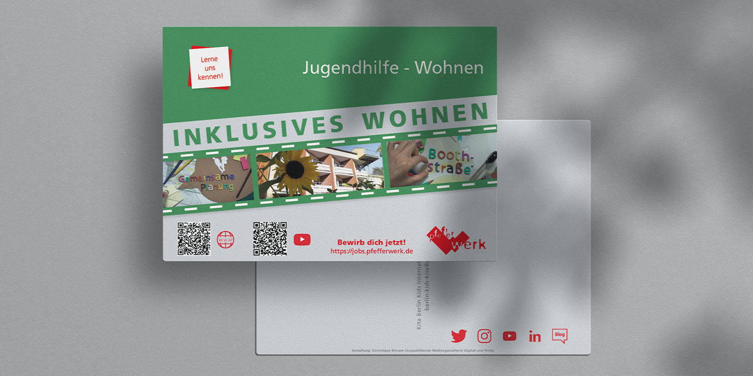 Postkarte "Inklusives Wohnen"