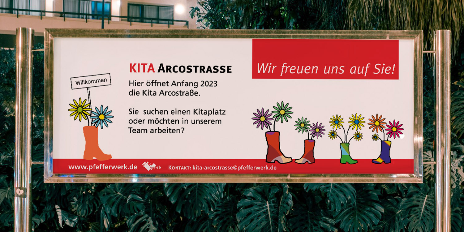 Kita Arcostraße - Banner